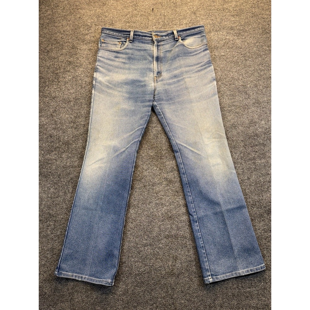 Levi's 517 Boot Cut Jeans Men's Size 40x34 Light Wash Blue Denim Classic